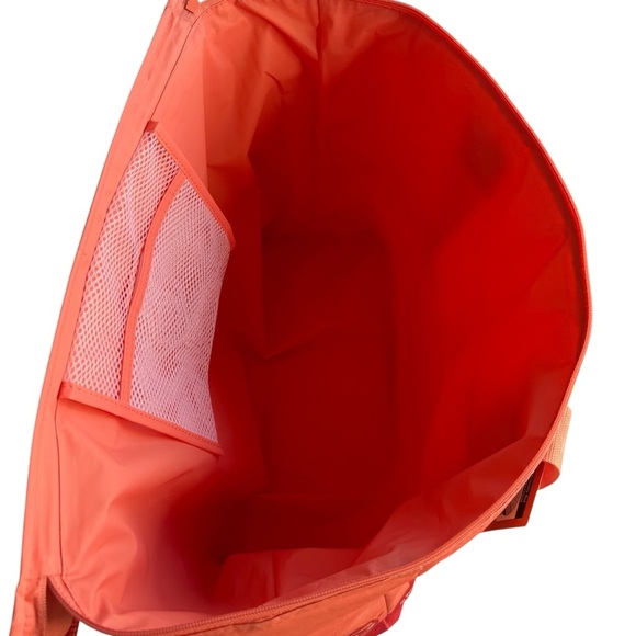 Trader Joe's Large Insulated Peach Grocery Cooler Tote Bag Limited Edition - Picture 6 of 10